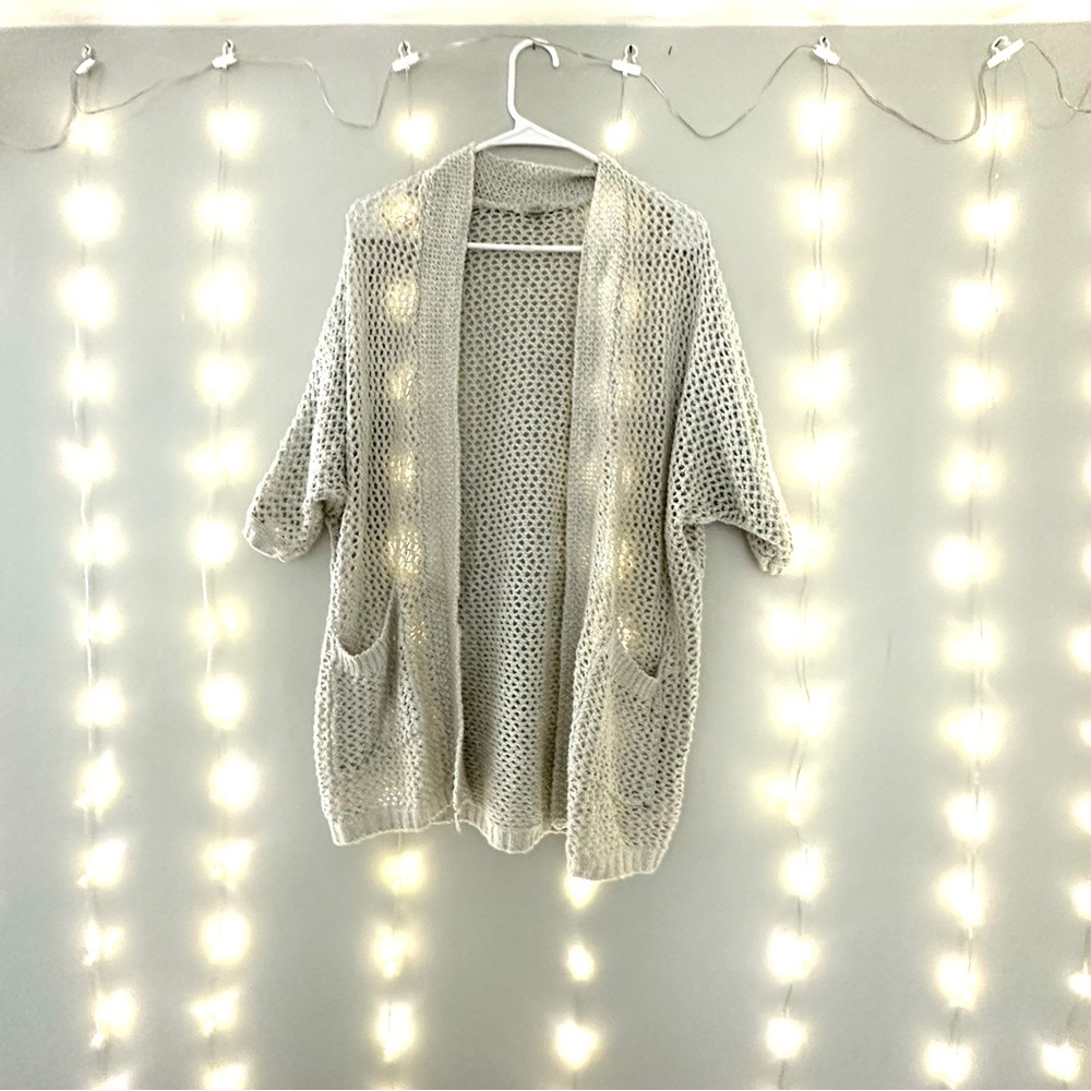 Urban Outfitters/Ecote Crochet Cream Sweater, XS